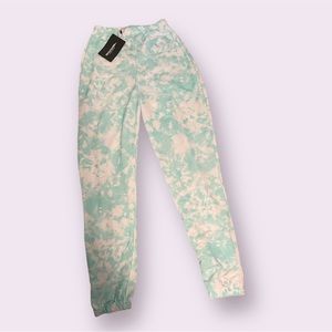Blue Tie Dye Pretty Little Thing Sweatpants